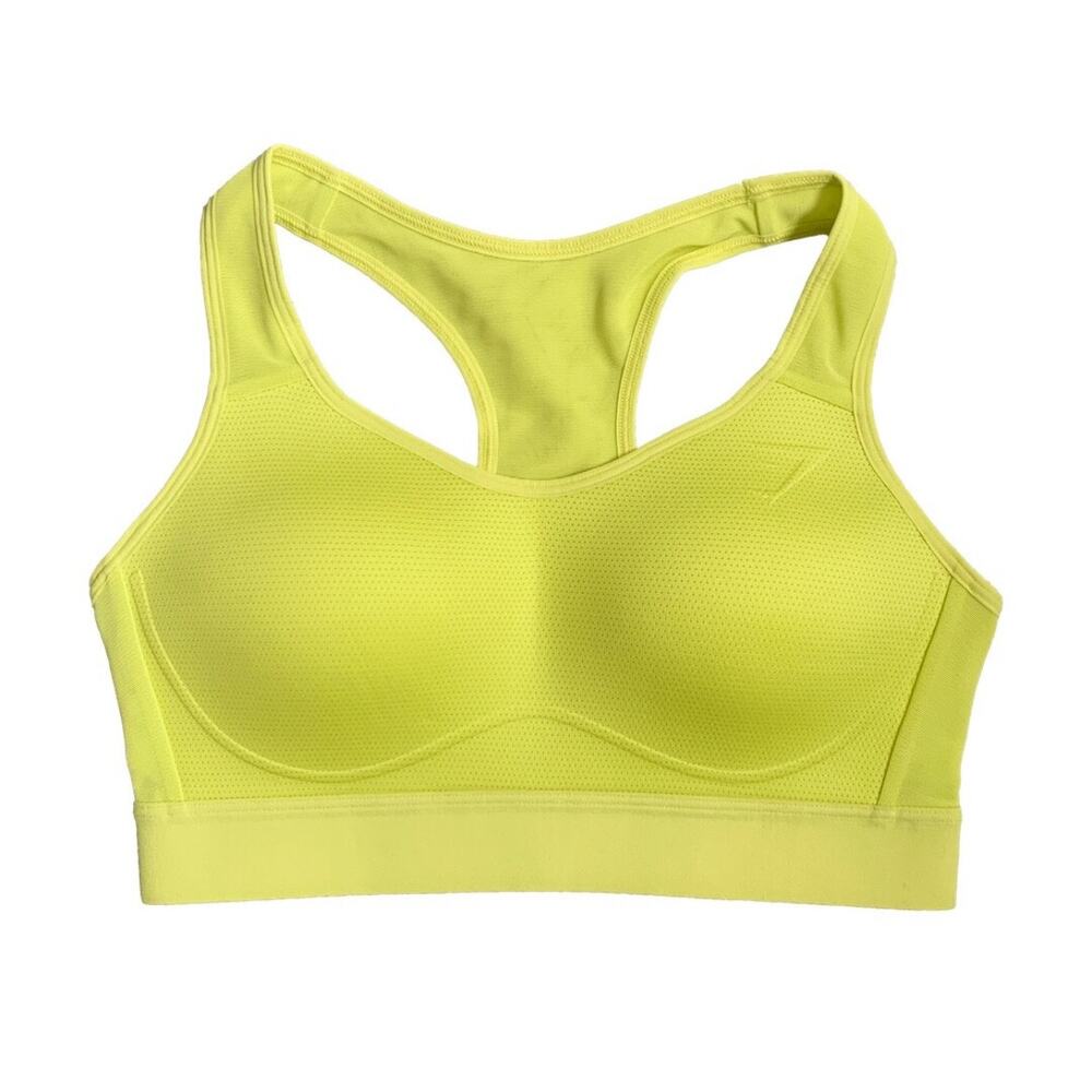 Gymshark Lightweight High Support Sports Bra - Yellow- Medium